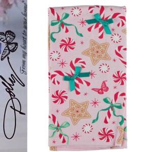 Dolly Parton Candy & Bow Print Hand Towel